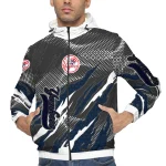 personalized new york yankees claw mesh navy gray windbreaker jacket best selling