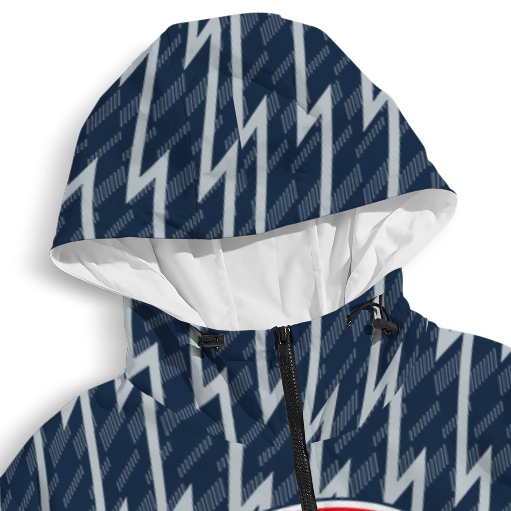 personalized new york yankees lightning strike grid navy windbreaker jacket premium grade personalized new york yankees lightning strike grid navy windbreaker jacket premium grade