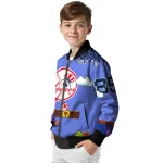 personalized new york yankees mario blocks blue black bomber jacket best selling