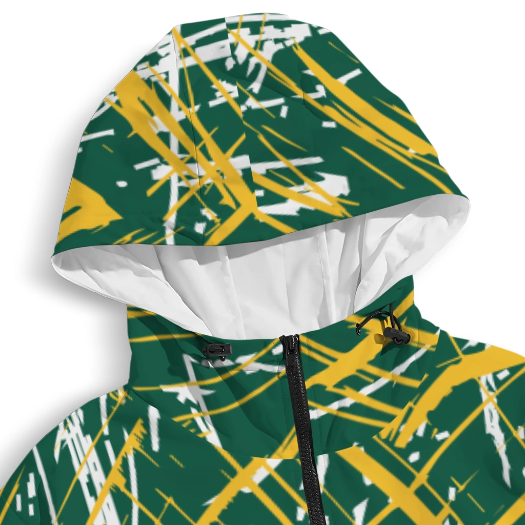 personalized north dakota state bison brushstroke pattern green windbreaker jacket premium grade personalized north dakota state bison brushstroke pattern green windbreaker jacket premium grade