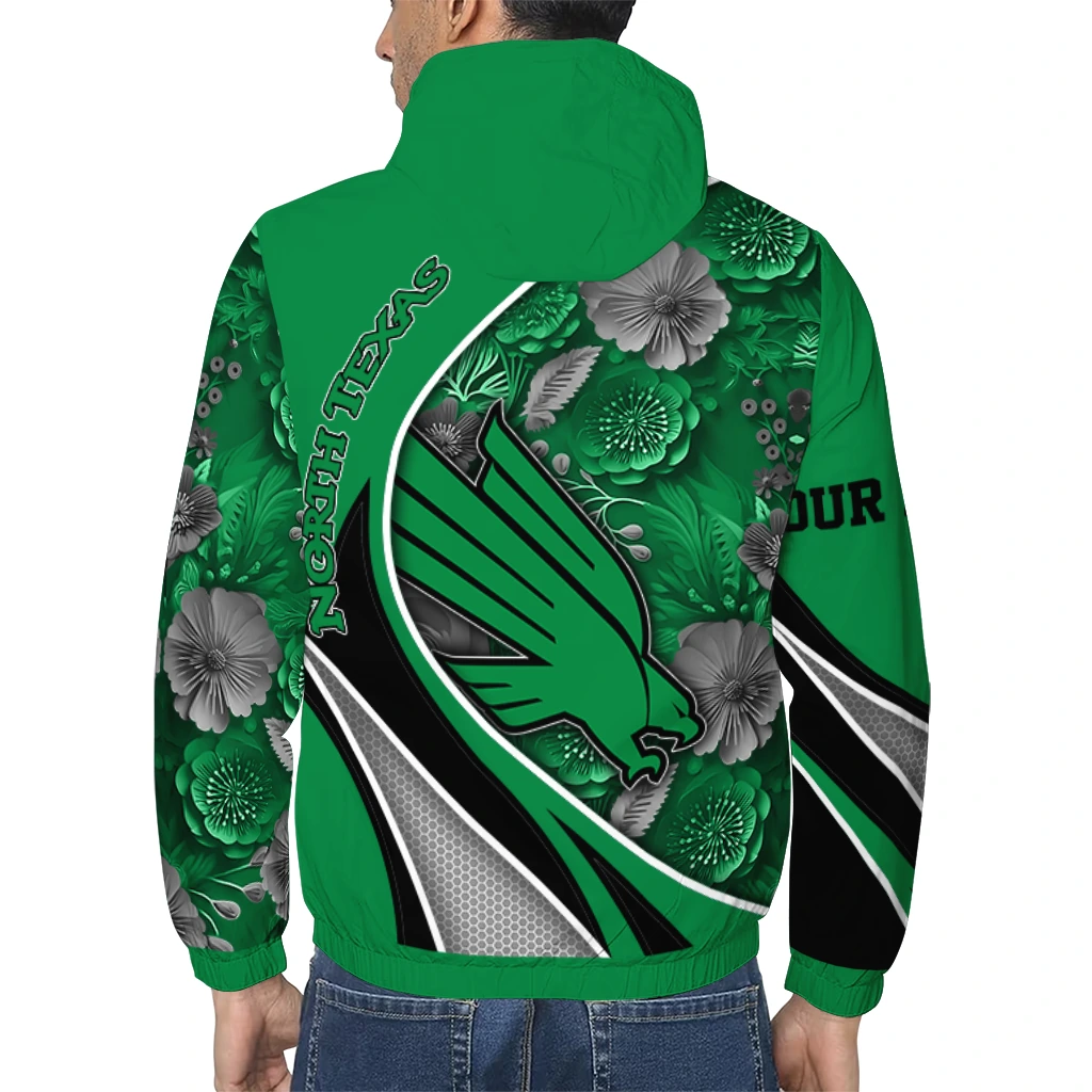 personalized north texas mean green blossoms helmet green windbreaker jacket trendy personalized north texas mean green blossoms helmet green windbreaker jacket trendy