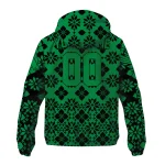 personalized north texas mean green geometric blossom green windbreaker jacket best selling