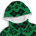 personalized north texas mean green geometric blossom green windbreaker jacket best selling