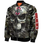 personalized ohio state buckeyes camouflage skull camouflage bomber jacket best selling