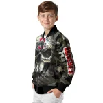 personalized ohio state buckeyes camouflage skull camouflage bomber jacket best selling