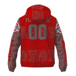 personalized ohio state buckeyes cat eyes scarlet windbreaker jacket best selling