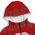 personalized ohio state buckeyes cat eyes scarlet windbreaker jacket best selling