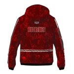 personalized ohio state buckeyes shards cluster scarlet windbreaker jacket best selling