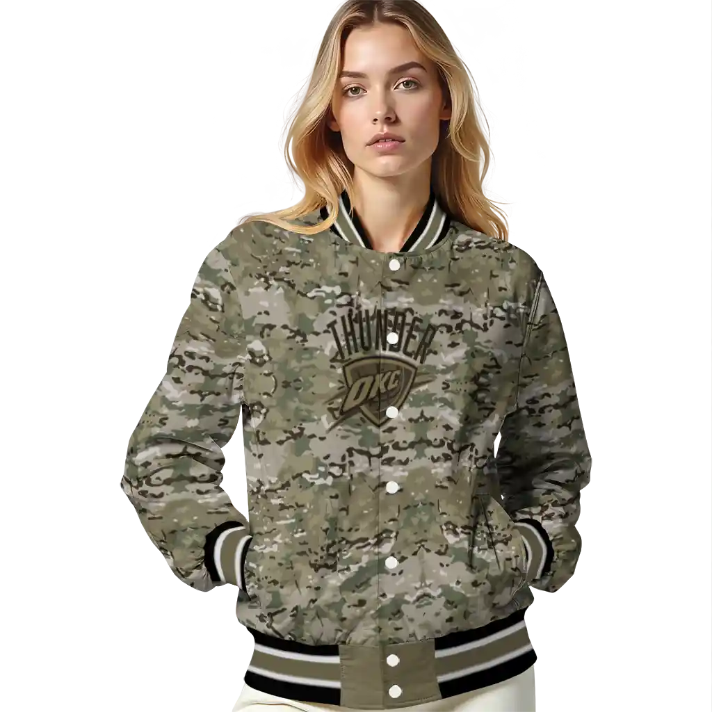 personalized oklahoma city thunder camouflage abstract camouflage varsity jacket latest model personalized oklahoma city thunder camouflage abstract camouflage varsity jacket latest model