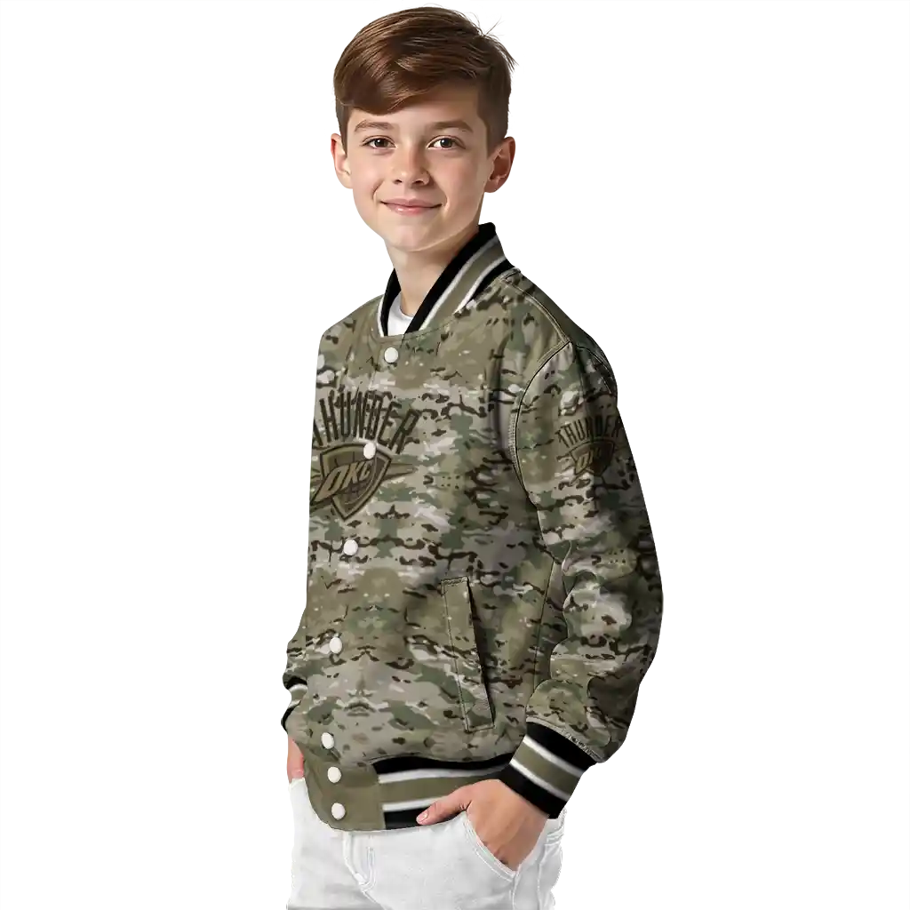 personalized oklahoma city thunder camouflage abstract camouflage varsity jacket trendy personalized oklahoma city thunder camouflage abstract camouflage varsity jacket trendy