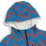 personalized oklahoma city thunder trellis mesh blue windbreaker jacket best selling