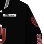personalized oklahoma sooners american flag skull black varsity jacket best selling