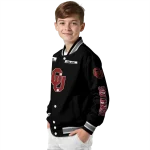 personalized oklahoma sooners american flag skull black varsity jacket best selling