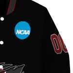 personalized oklahoma sooners claw shred black varsity jacket best selling