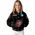 personalized oklahoma sooners claw shred black varsity jacket best selling