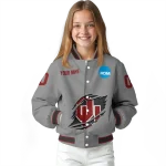 personalized oklahoma sooners feral slash grey varsity jacket best selling