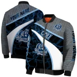 personalized old dominion monarchs electric flash blue bomber jacket best selling