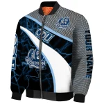 personalized old dominion monarchs electric flash blue bomber jacket best selling