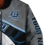personalized old dominion monarchs electric flash blue bomber jacket best selling