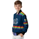 personalized old dominion monarchs rainbow jersey number blue bomber jacket best selling