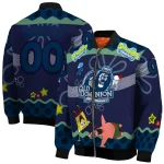 personalized old dominion monarchs spongebob playtime blue bomber jacket best selling