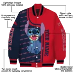 personalized ole miss rebels stitch laughing red varsity jacket best selling