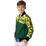 personalized oregon ducks camouflage splash green bomber jacket best selling