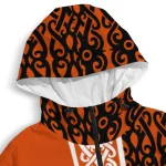 personalized oregon state beavers tribal swirls orange windbreaker jacket best selling