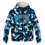 personalized orlando magic camouflage mashup blue windbreaker jacket best selling