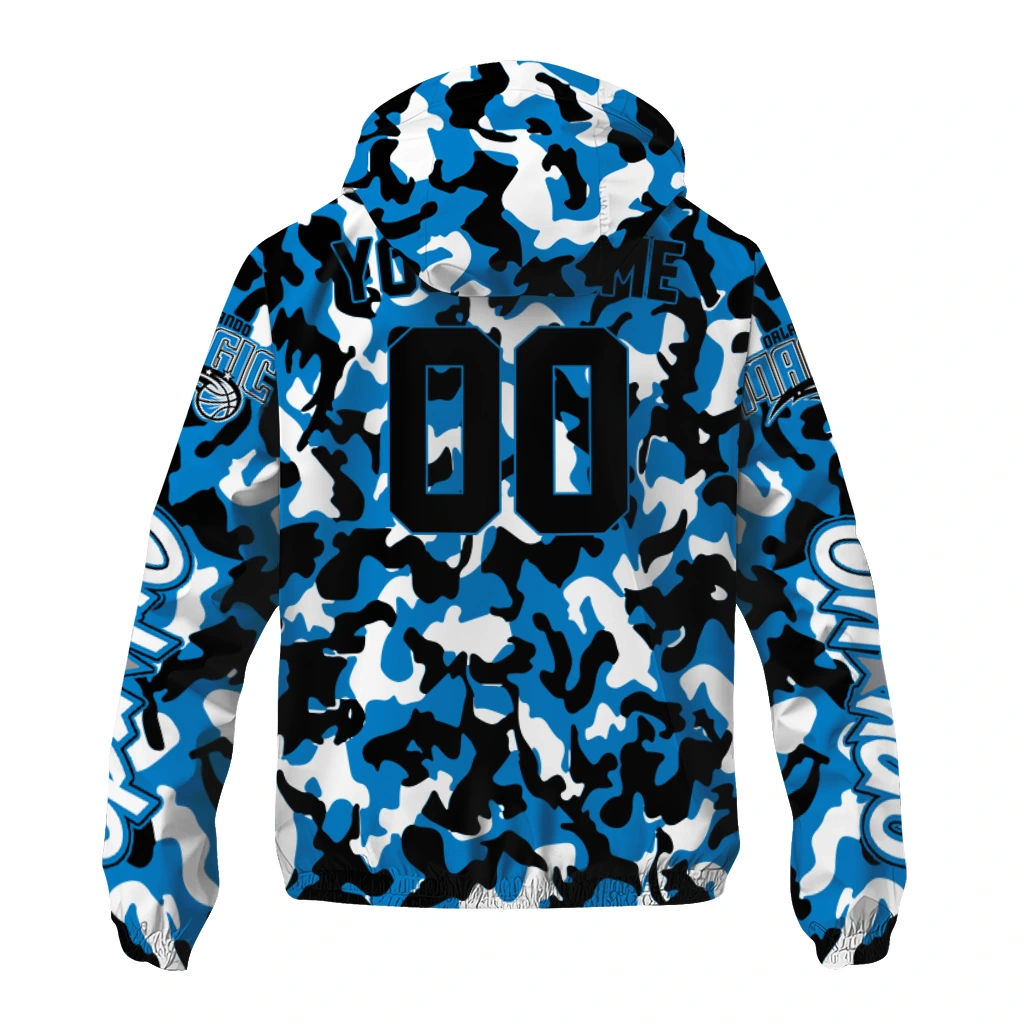 personalized orlando magic camouflage mashup blue windbreaker jacket fashion forward personalized orlando magic camouflage mashup blue windbreaker jacket fashion forward
