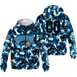 personalized orlando magic camouflage mashup blue windbreaker jacket best selling