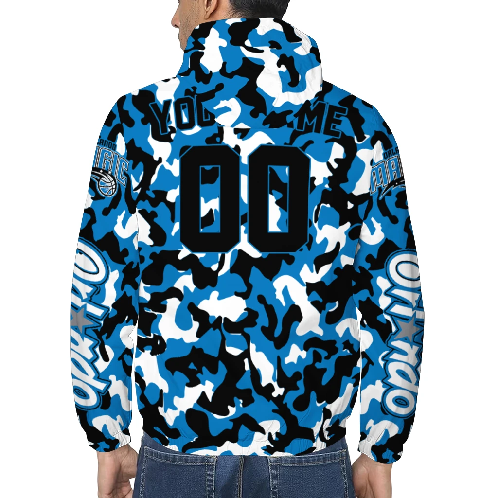 personalized orlando magic camouflage mashup blue windbreaker jacket trendy personalized orlando magic camouflage mashup blue windbreaker jacket trendy