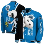 personalized orlando magic snoopy head blue varsity jacket best selling