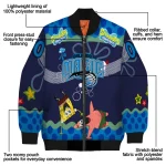 personalized orlando magic spongebob playtime blue bomber jacket best selling