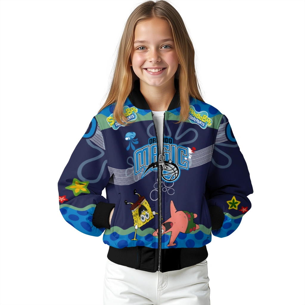 personalized orlando magic spongebob playtime blue bomber jacket top rated personalized orlando magic spongebob playtime blue bomber jacket top rated