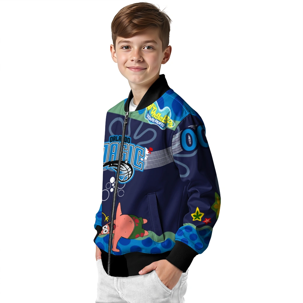 personalized orlando magic spongebob playtime blue bomber jacket trendy personalized orlando magic spongebob playtime blue bomber jacket trendy