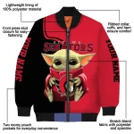 personalized ottawa senators adorable yoda red black bomber jacket best selling