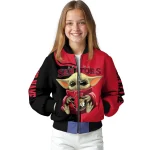 personalized ottawa senators adorable yoda red black bomber jacket best selling