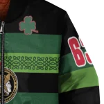 personalized ottawa senators clover green lines green black bomber jacket best selling
