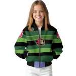 personalized ottawa senators clover green lines green black bomber jacket best selling