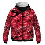 personalized ottawa senators shark art red windbreaker jacket best selling