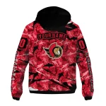 personalized ottawa senators shark art red windbreaker jacket best selling