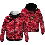 personalized ottawa senators shark art red windbreaker jacket best selling