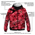 personalized ottawa senators shark art red windbreaker jacket best selling