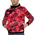 personalized ottawa senators shark art red windbreaker jacket best selling