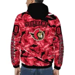 personalized ottawa senators shark art red windbreaker jacket best selling