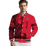 personalized ottawa senators tribal deer art red varsity jacket best selling