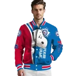 personalized philadelphia 76ers snoopy head blue varsity jacket best selling