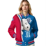 personalized philadelphia 76ers snoopy head blue varsity jacket best selling
