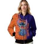 personalized phoenix suns stitch laughing purple bomber jacket best selling